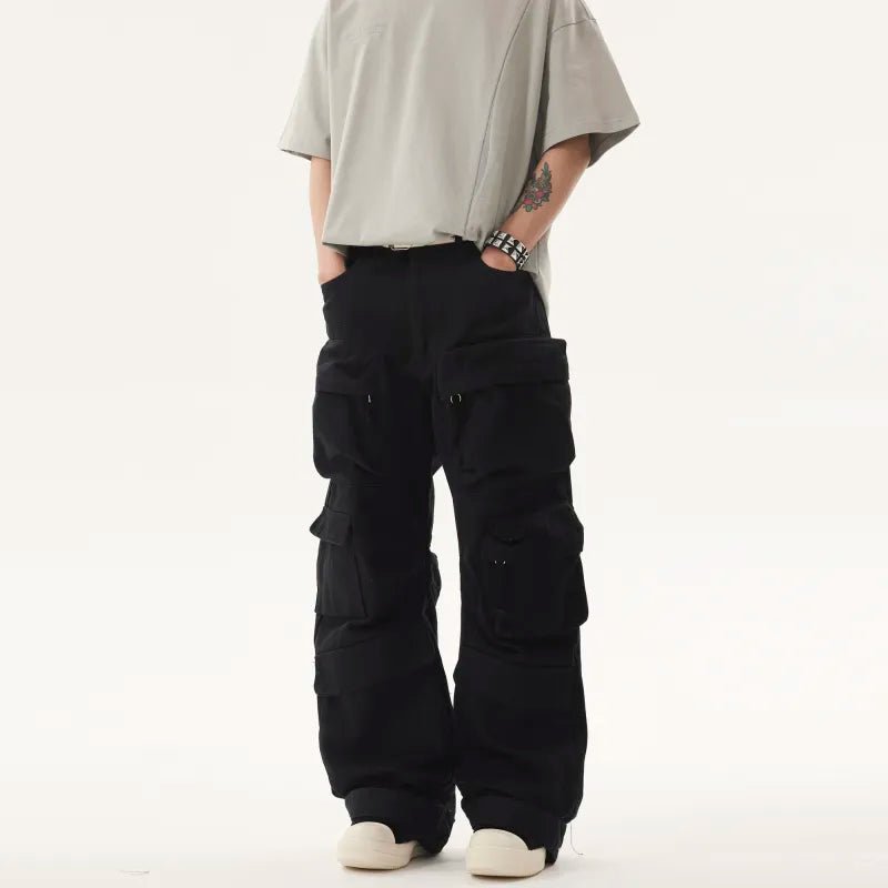 Washed & Worn Denim – Vintage Style with Multiple Pockets - Hstrends
