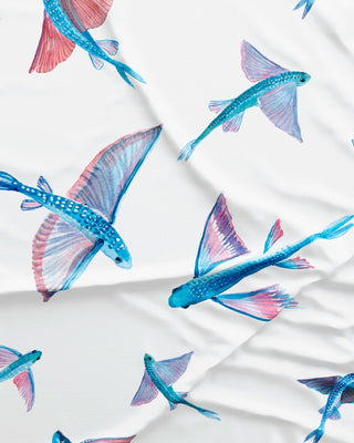 Womens Chemise Nighty - Flying Fish White - Hstrends