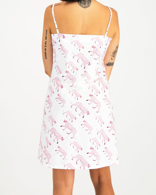 Womens Chemise Nighty - Pink Cheetahs - Hstrends