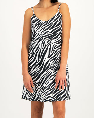 Womens Chemise Nighty - Zebra - Hstrends