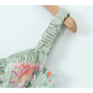 Women's Floral Strap Dress - Hstrends