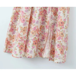 Women's Floral Strap Dress - Hstrends