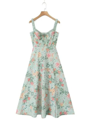 Women's Floral Strap Dress - Hstrends