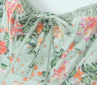 Women's Floral Strap Dress - Hstrends