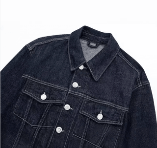 Women's Hemming Sleeve Denim Jacket - Hstrends