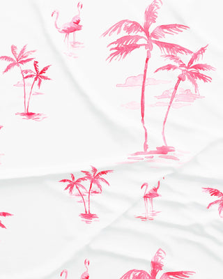Womens Lounge Shorts - Pink Palms - Hstrends
