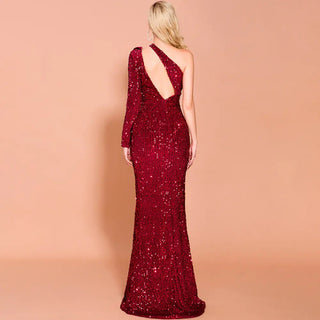 Women's Sequin Evening Gown Long Dress - Hstrends