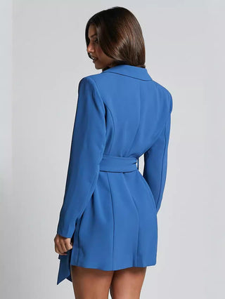 Women’s Slim Fit Coat - Lace - Up Long Sleeve - Hstrends