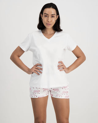 Womens White T-Shirt - Hstrends