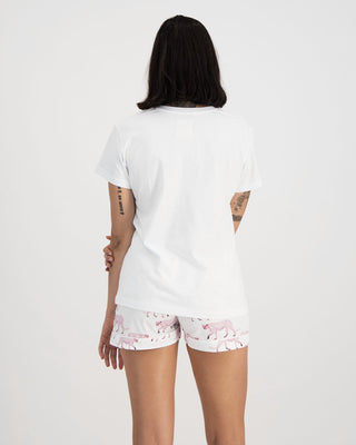 Womens White T-Shirt - Hstrends