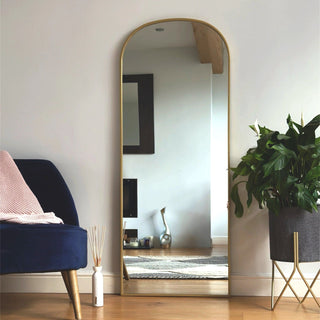 Yoko - Gold Metal Gentle Arch Mirror - 150cm x 60cm - Hstrends