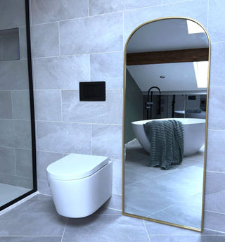 Yoko - Gold Metal Gentle Arch Mirror - 150cm x 60cm - Hstrends