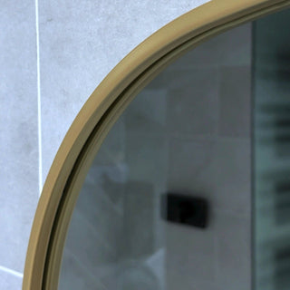 Yoko - Gold Metal Gentle Arch Mirror - 150cm x 60cm - Hstrends