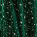 Yumi Green Starburst Foil Print Long Sleeve Skater Dress - Hstrends