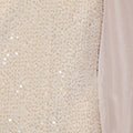 Yumi White Sequin Tunic With Tie Back And Sheer Sleeves - Hstrends