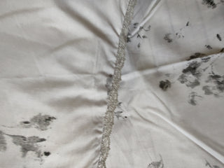 Reversible Etched Floral Grey crochet border Duvet Cover - Premium Duvet Covers from NEXT - Just £30! Shop now at hstrends