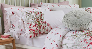 Laura Ashley King Harvest Raspberry floral duvet cover set - Hstrends